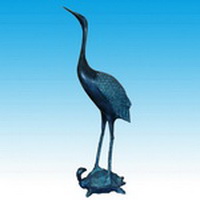 Bronze crane sculptures CA-002