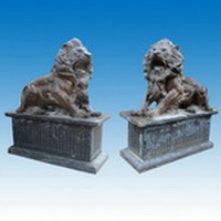 Bronze lion  sculptures CA-016