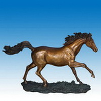 Bronze running horse  sculpture CA-043
