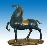 Bronze horse sculpture CA-046