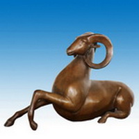 Bronze goat sculpture CA-051