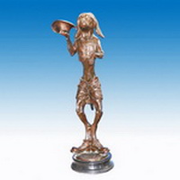 Bronze cartoon dog CA-041