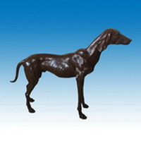 Bronze dog sculptureCA-036