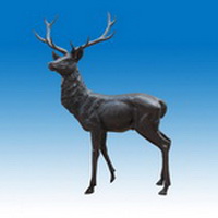 Bronze deer sculpture CA-033