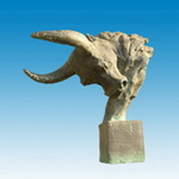 Modern bull head sculpture CA-025