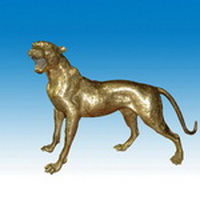 Bronze leopard CA-024