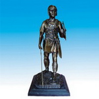 Bronze warrior statue CCS-006