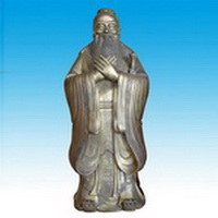 Bronze Confucious statue CCS-019