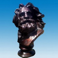Greek bust statue CCS-026
