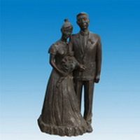 Bronze couple sculpture CCS-029