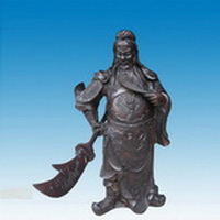 Bronze Guangong statue  CCS-088