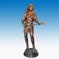 Bronze music theme statue CCS-112