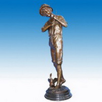 Fishing boy statue CCS-121