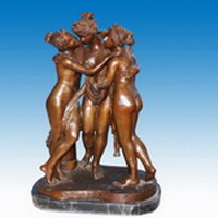 Bronze Three Graces Statue CCS-117