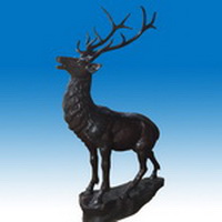Bronze buck statue sculpture CA-035