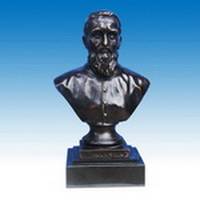 Bronze Michelangelo bust sculpture CCS-103