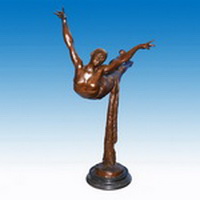 Bronze Dancing girl sculpture CCS-115