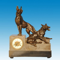 Brass clock CC-051