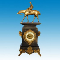 Brass clock CC-041