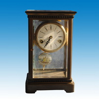 Brass clock CC-035