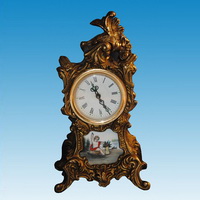 Brass clock CC-020
