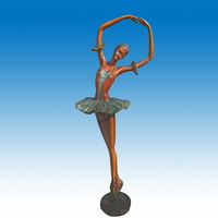 Bronze dancing girl statue CCS-005