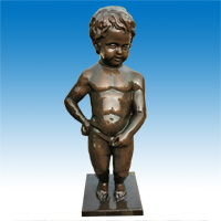 Bronze  peeing boy sculptures CCS-067