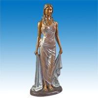 Bronze lady sculpture CCS-071